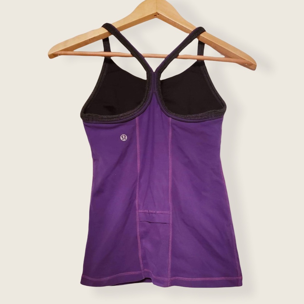Lululemon purple y tank